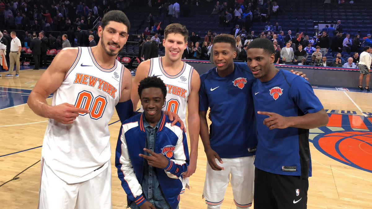 #Knicks x <a href="/calebmclaughlin/">Caleb McLaughlin</a>!