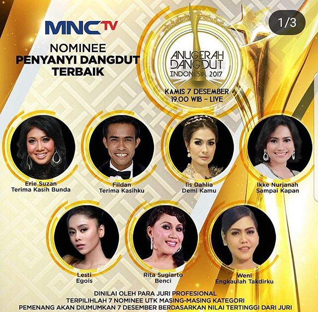 Selamat sudah memberikan Yang terbaik...selamat untuk ADI 2017 Go Dangdut Lets Goyang #adimnctv2017 #eriesuzan #adibal #maksimusic #maksimusic_#bestdangdut dlvr.it/Q4ktzZ