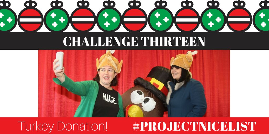 PicklePlanetYQM's tweet photo. Challenge 13: Support the @turkey_drive! We need 4,241 turkeys by Friday to ensure every family in the Greater #Moncton Area has a holiday meal this year. #projectnicelist #turkeydrive #feedafamily #beccatoldmeto https://t.co/2spknC6xkM