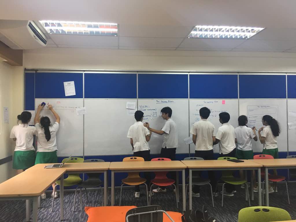 Learning_GIS's tweet image. Designing our new &quot;menu&quot; for our learning observations! It was a great chance to develop our creativity and collaborative skills and get to know each other better as a strand! #GISLearning