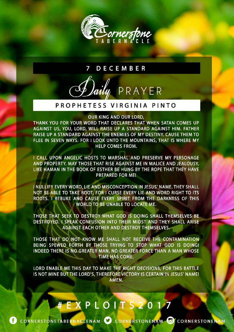cornerstonenam's tweet photo. God didn't bring you this far to abandon you! #Pray #Exploits2017 https://t.co/g7CGeWJoBM