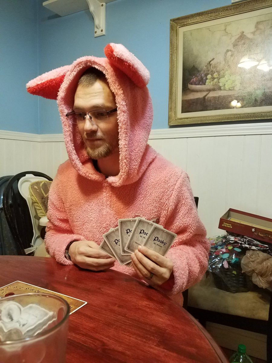 outpost_2's tweet photo. @SlugFestGames another night of #reddragoninn pooky may have gotten into the food coloring... https://t.co/62hfc8sIwT