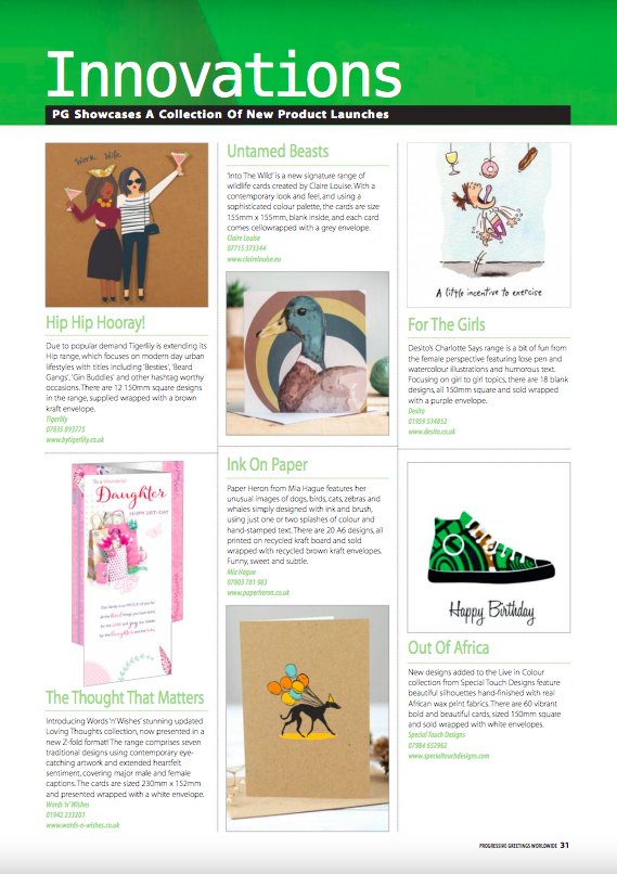Prog_Greetings's tweet photo. Innovations: PG showcases a collection of shiny and new greeting card launches: https://t.co/JBMVCo7wLy 💌 https://t.co/78jNxTPb2G