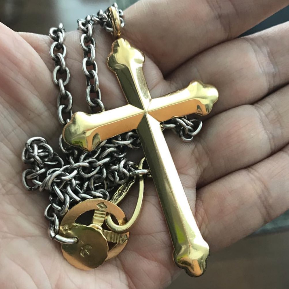 ゴローズクロス 激レアgoros 今日も藤原ヒロシさんのgoro'sです！全金プレーンクロス