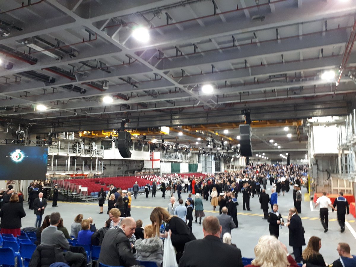 sustafford's tweet photo. Very proud to be at the commissioning of @HMSQnlz. Thanks a million @DaveGarraghty #wadworth #carrierale https://t.co/8KOdkM2LYU