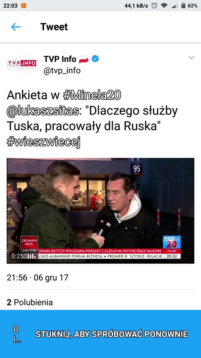 kaktus048's tweet photo. @KwitRobert @bogdan607 Poszło to w TV ? Wczoraj wrzucili na TT, ale szybko usunęli, ale mam screen. https://t.co/fLb9ysMppW