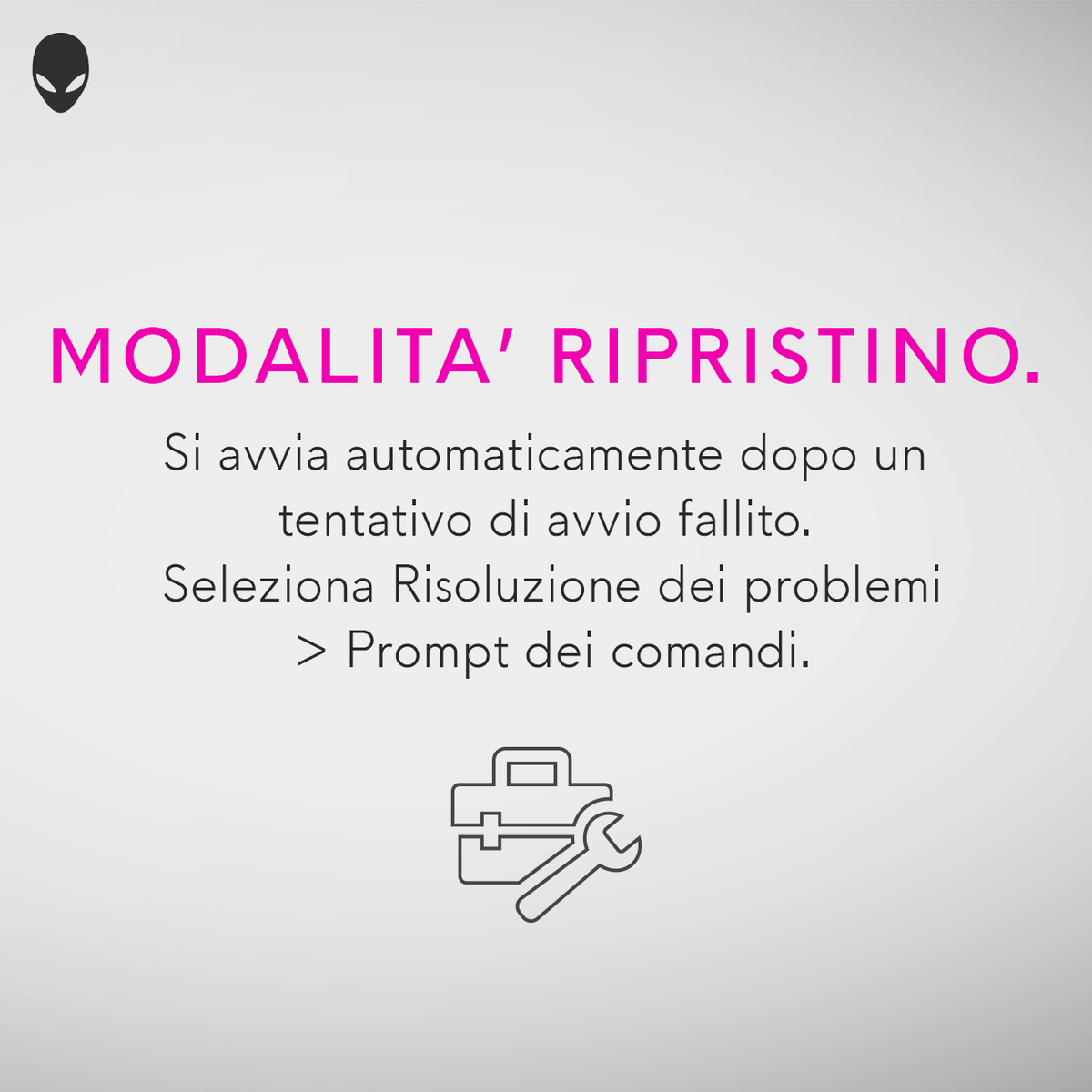 DellAiuta's tweet image. #FixBoot: Se il PC non si riesce ad avviare a causa di un problema di #windows passa in "modalità ripristino".
Da qui potete eseguire i comandi #Bootrec.exe per provare a risolvere.

Link alla pagina di supporto @MicrosoftAiuta : dell.to/2BIPeFH

@AlienwareTech