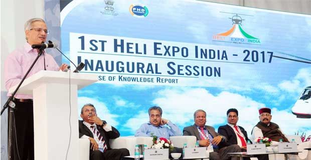 TTFIndia's tweet photo. Aviation Secretary calls for starting helicopter taxi services in North India 
Read more: https://t.co/lq3yuxEGfg #TTF #TTF2018  #India #CivilAviation #HeliExpoIndia #Conclave2017 https://t.co/GONEwJ5mjq