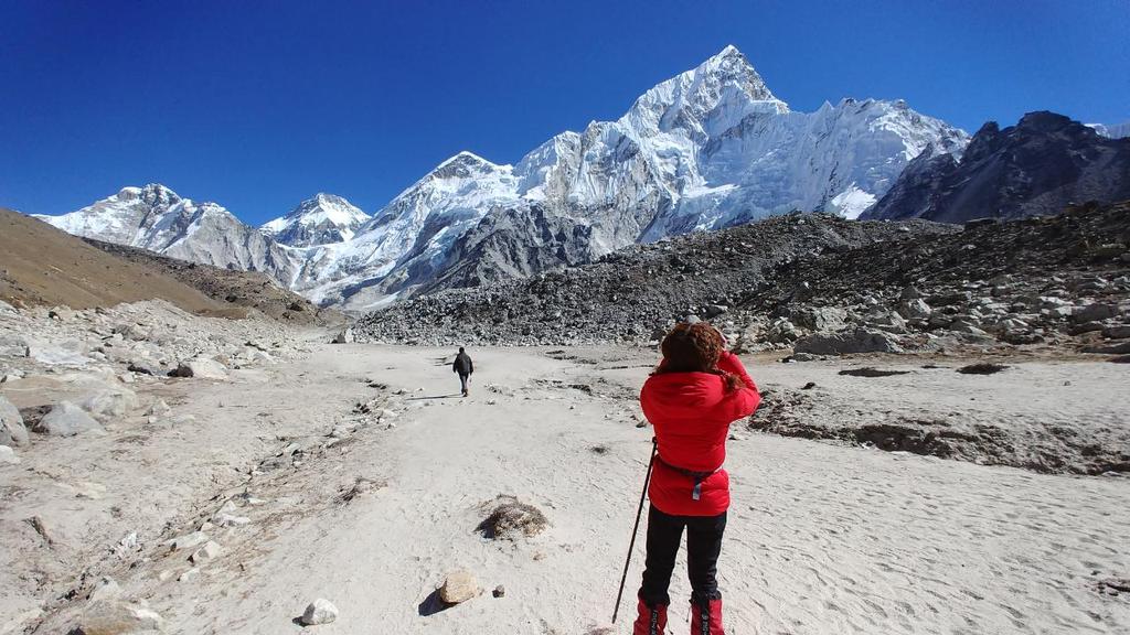 Trekking in Everest Himalaya Region.