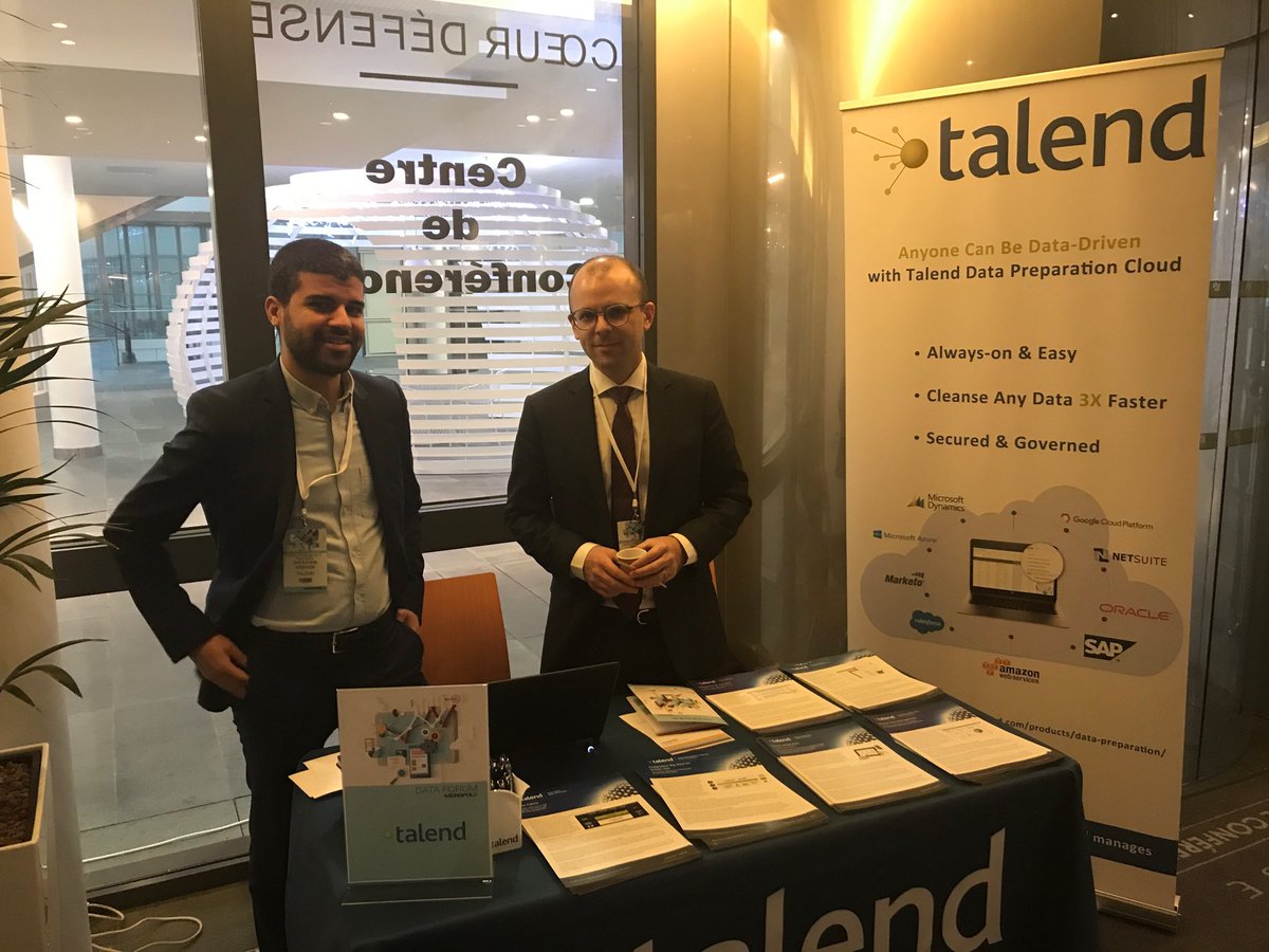 BISCHOFF7's tweet photo. Venez nous voir sur le stand Talend au Micropole Data Forum.
#talend #GDPR #datamanagement #bigdata #cloud https://t.co/0EqPUIiORZ