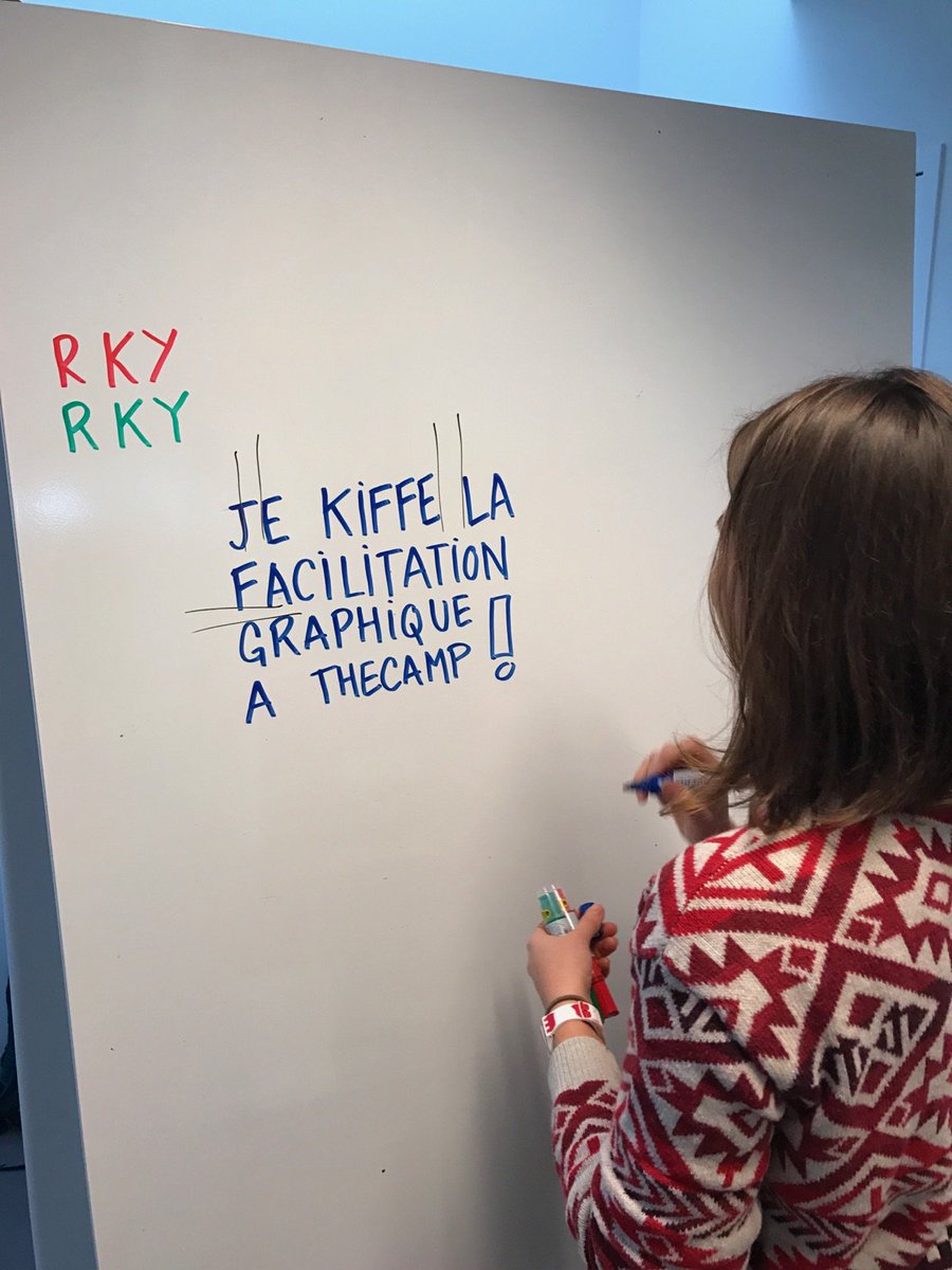 markerpower's tweet photo. Atelier #facilitationgraphique à @thecampProvence c'est parti !!! https://t.co/OMYct9HsuJ