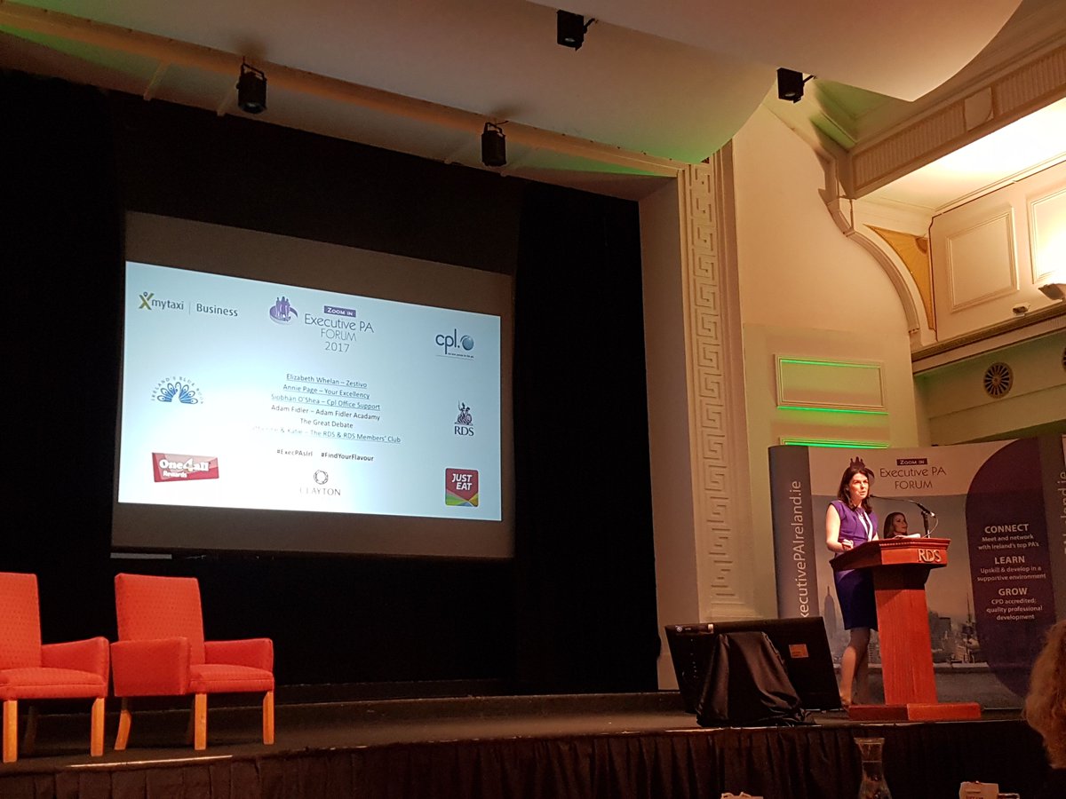 EA_Network_Ire's tweet photo. Throwback to the 2017 @ZoomIn_Confs Executive PA Forum. We're excited for the 2018 Forum which has been announced for 17th & 18th May. Save the dates now & don't miss this must attend event for Ireland's top #EAs #PAs & #AdminProfs! Contact: events@zoomin.ie #ExecPAsIRL https://t.co/K9WFScAWZw