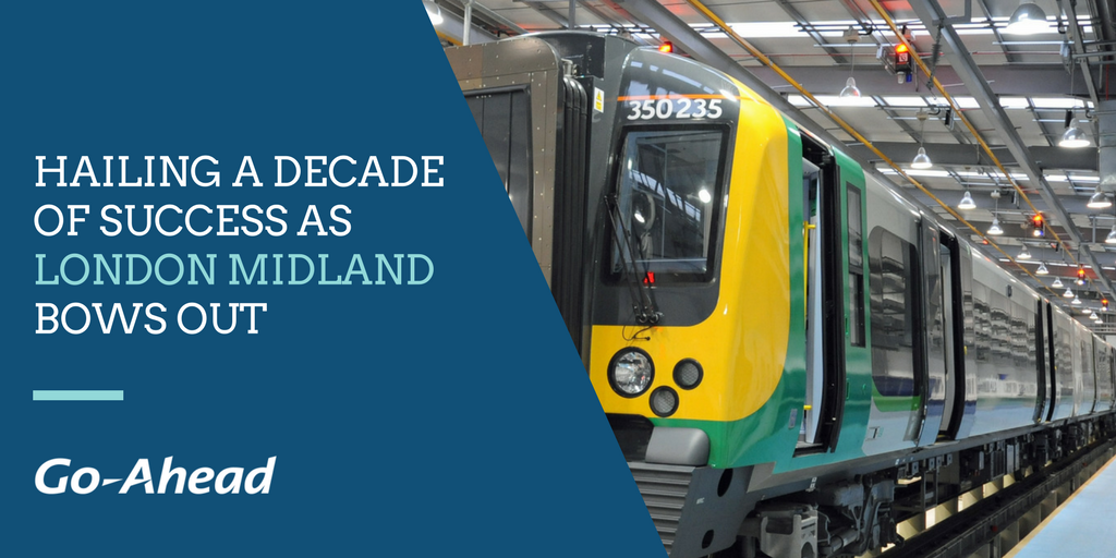 TheGoAheadGroup's tweet photo. We say goodbye to our award-winning @LondonMidland franchise on Sunday. We are proud of all the achievements over the last 10 years and want to thank everyone involved. Find out more here: https://t.co/z9OZYpT5P5 https://t.co/JF8DMkD71k