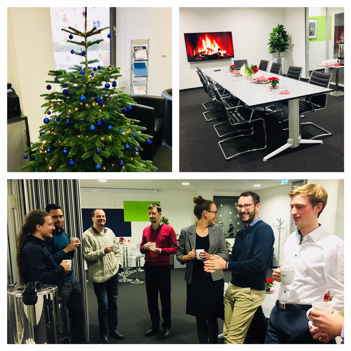 Bei unserer #Nikolausfeier gestern stimmten wir uns mit #Glühwein und #Lebkuchen schon mal auf Weihnachten ein.