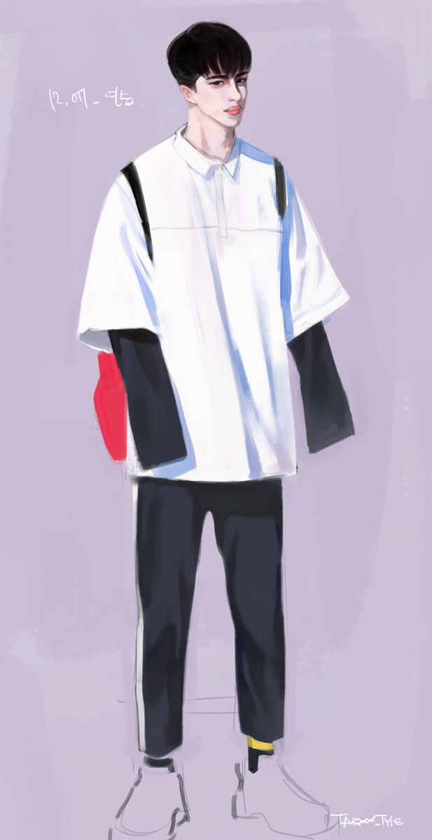 TYPE_TARXX's tweet image. 손이 넘 굳어서 사진 참고하며 연습! 
171206 착장 정말 너무 귀욥고 ☺️💜
#KEN @jaehwany0406