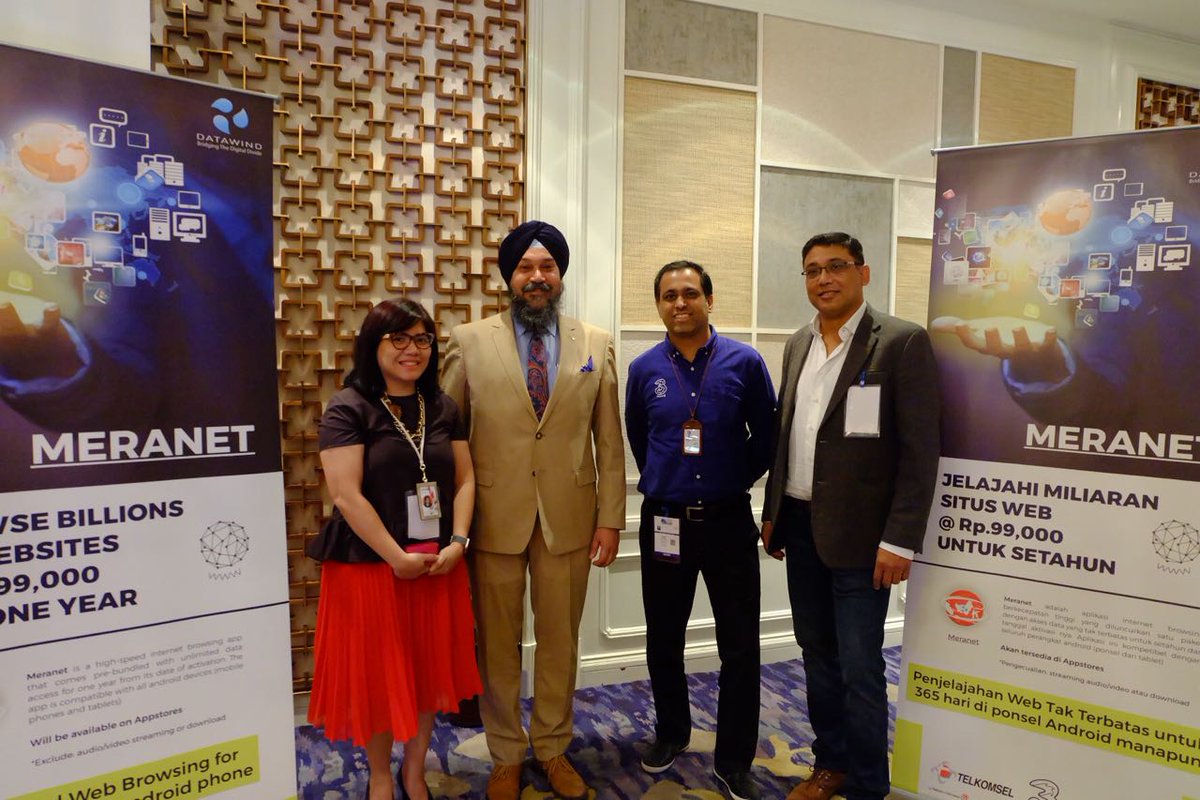 Datawind's tweet photo. DataWind forays into Indonesian markets- Launches Meranet browser that makes web browsing affordable for all at just $7.32 for one year
@DatamiInc @Telkomsel https://t.co/cQhdLXCrcp