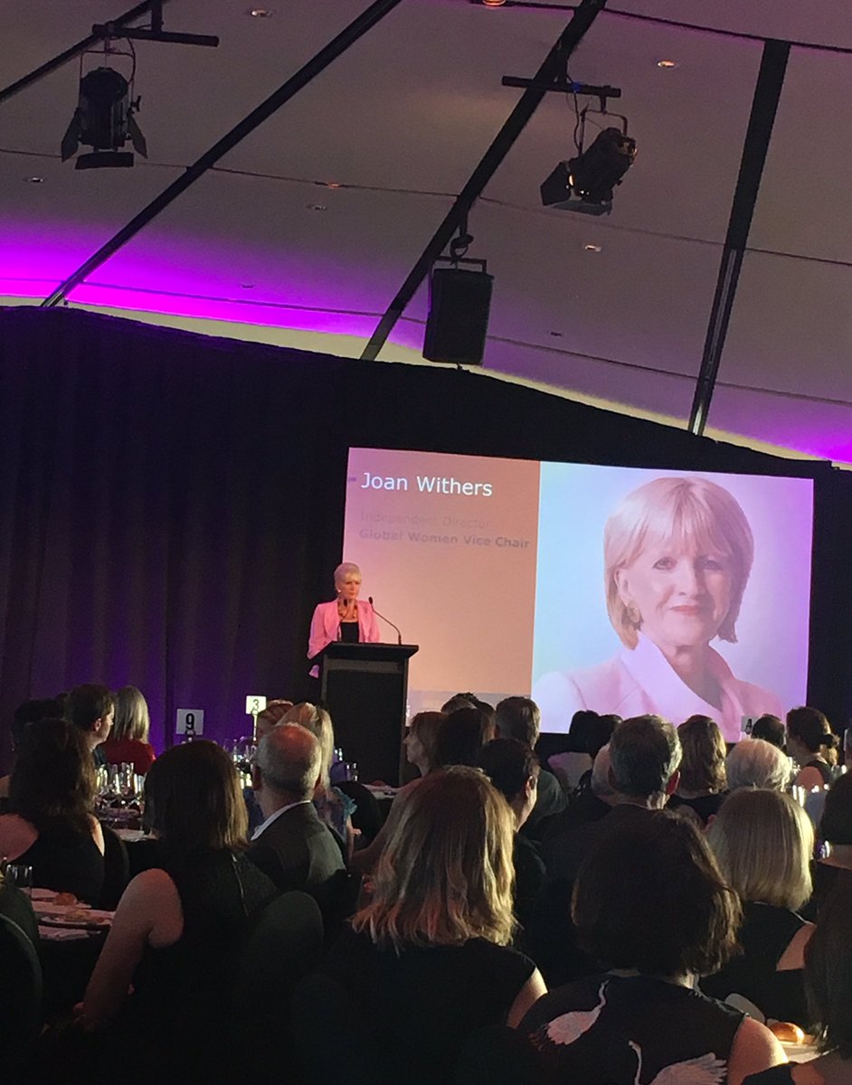 'Grow your confidence - you are better than you think you are ' sound advice from Joan Withers at this year's #BreakthroughLeaders dinner.