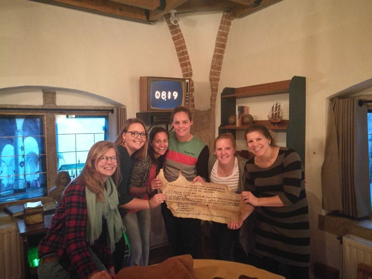 IngeConradi's tweet photo. Made it out of #escaperoom #mayflower #leiden #pieterskerk #gewonnenvandemannen https://t.co/rJtwdTYr8G