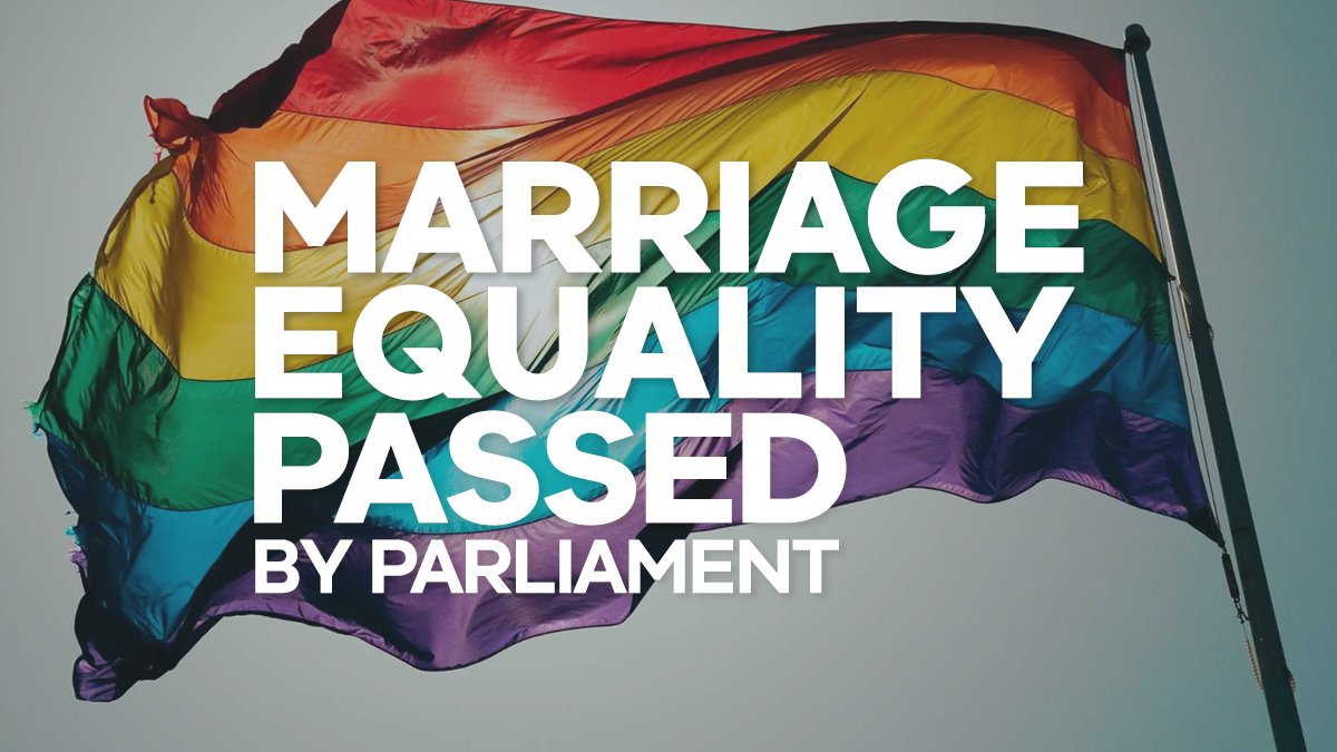 Love has won. Officially. #MarriageEquality