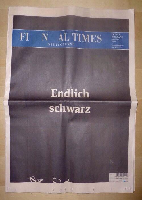 jrh73's tweet photo. Vor 5 Jahren, am 7.12.2012, erschien die letzte Ausgabe der FTD. Ein tolles, multimediales Produkt ("one brand - all media"), erstellt von einem tollen Team. Ich vermisse sie immer noch. #ThrowbackThursday #FTD #Print #Online #Mobile #Journalismus #FinalTimes https://t.co/TzbAeD237f