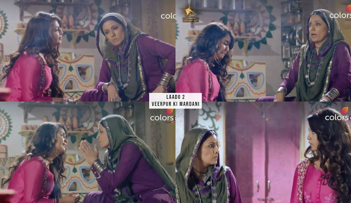 YuvShka_FCX's tweet photo. #Ammaji &amp; #Anushka 😊

Outstanding performance by @avika_n_joy &amp; @meghnamalikofficial ma'am 👏😘💯👍
.
. 
#Anu #Pataka #DadiPoti #Laado2 #VeerpurKiMardani #AvikaGor #MeghnaMalik @ColorsTV https://t.co/Lk2Rnjr3f9