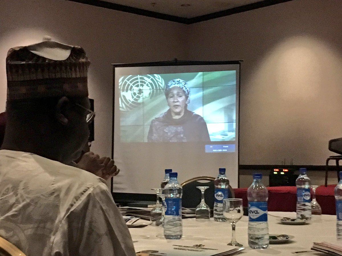 estherclimate's tweet photo. Throwback: 2017 Clean Cooking Forum Nigeria had a Video Message from @UN’s @AminaJMohammed who championed this course during her time as Minister of Environment #CleanCookingNG https://t.co/JeOd9508QI