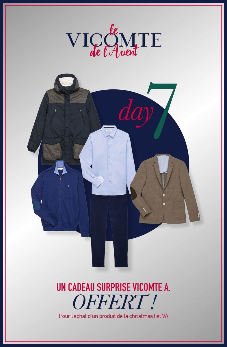 En ce jeudi 07 décembre, pour tout achat d’un article de la CHRISTMAS LIST VA ci-dessous, un cadeau surprise sera ajouté à votre commande ! ;) 🎁
Plus d’infos sur notre page Facebook > bit.ly/2AO11pC