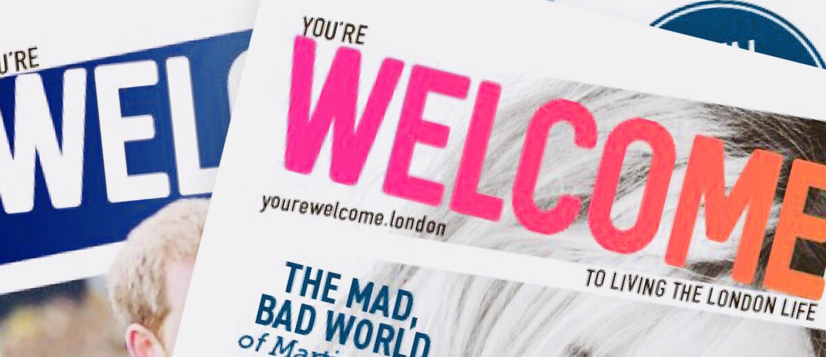 The new issue of <a href="/yourewelcomeldn/">You're Welcome Ldn</a> out Friday packed with some extraordinary exclusive interviews and a special bonus collectors double cover  #magazine #london #publishing #celebrities #exclusive