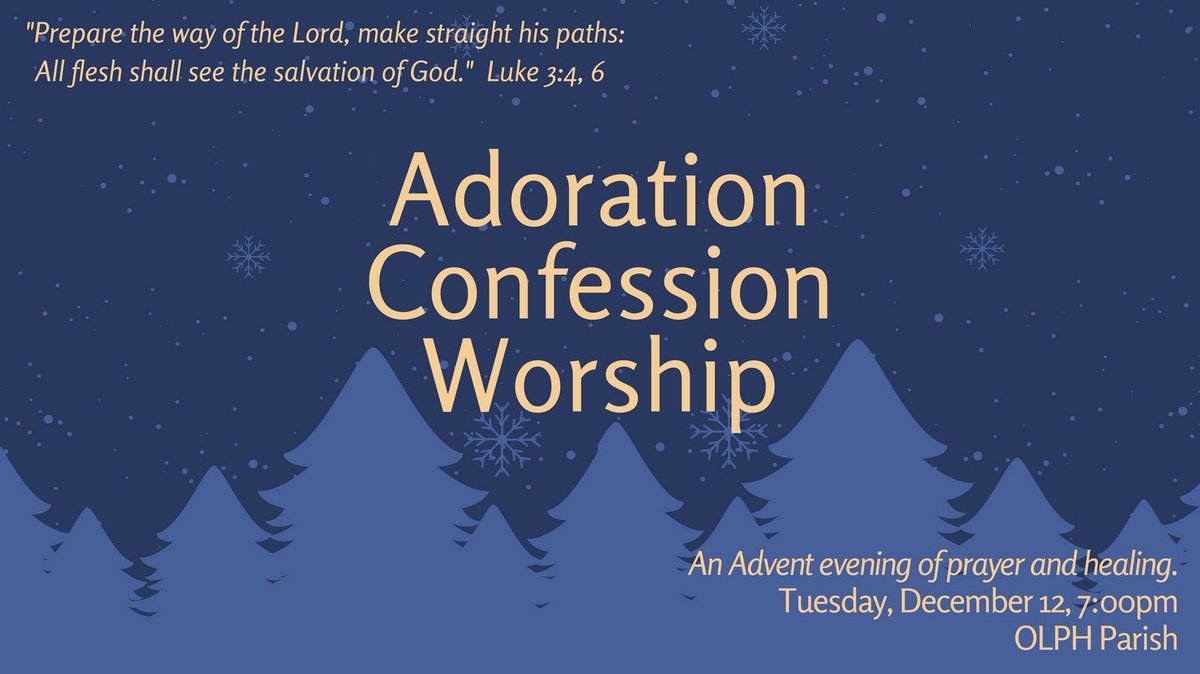 velasky's tweet photo. Adoration. Confession. Worship. #OLPHKamloops https://t.co/fI2M8LKtpc