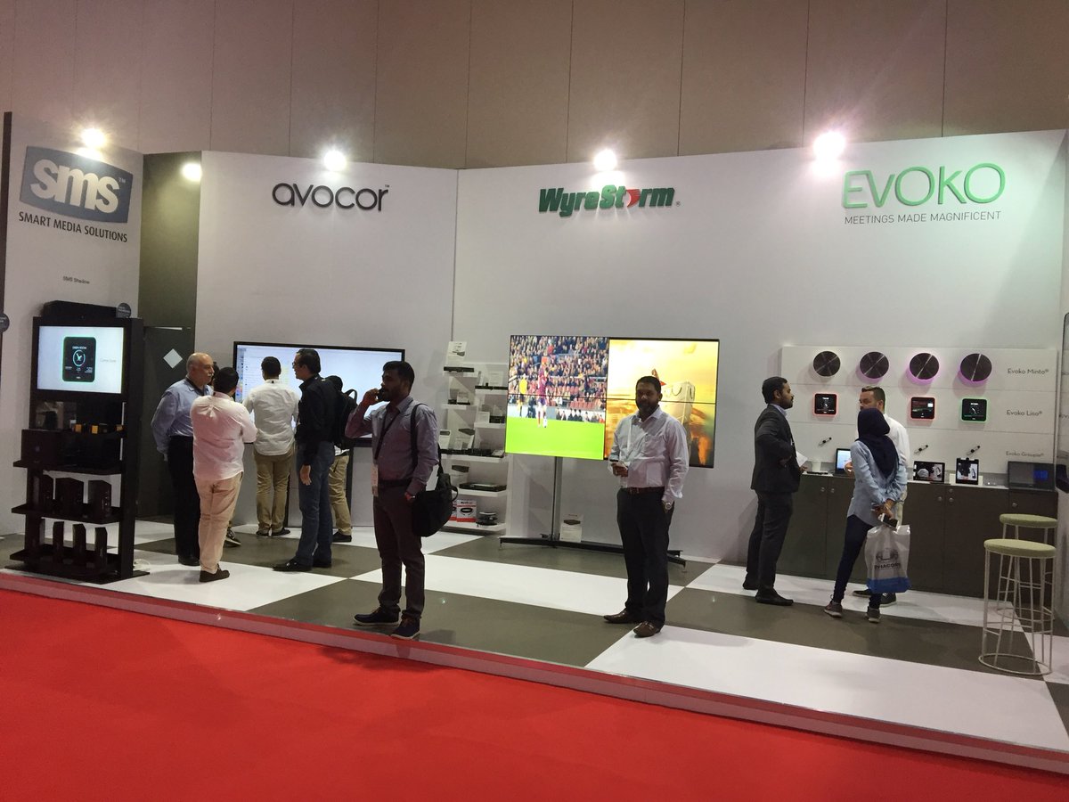 Our valued partner Evig doing a great job of showcasing <a href="/AvocorTech/">Avocor</a>  <a href="/InfoCommMEA/">InfoComm MEA</a> If you’re at the show pop along to meet the team and the solutions. It will be time well spent.