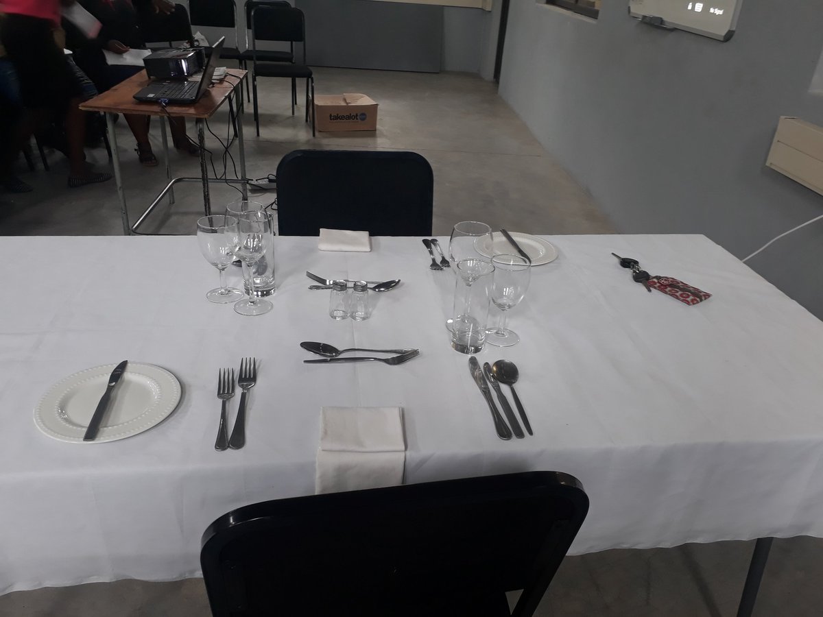 KindTiyani's tweet photo. #OutOfTheBox #FinalPractical #Hospitality @GwfOnline @LobsterInk @witnessmnisi @JusticiaDlc #BA Students are excited and nervous https://t.co/U74UHq5qk8