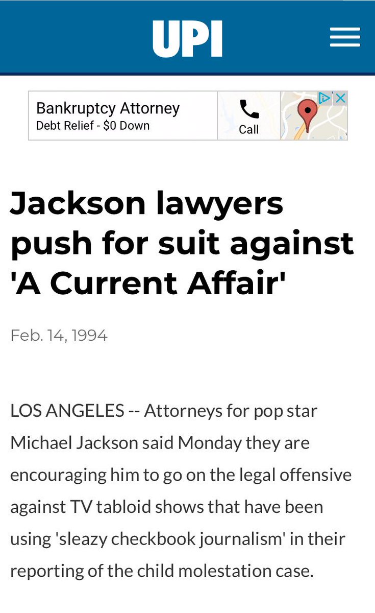 ‘A Current Affair’ doesn’t get talked about as much, but they were equally as unrelenting in their Jackson-related coverage to the point where Michael’s attorney’s felt he needed to sue them.