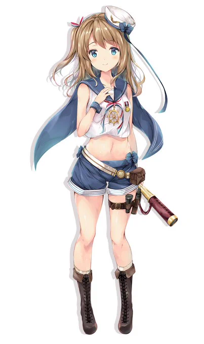 編隊少女にて「アディ・ゲイフォード」軍服verのキャラクターデザイン・作画を引き続き担当させていただきました。 