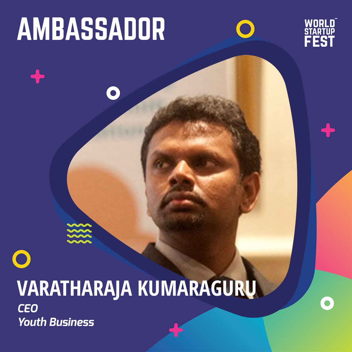 He is the CEO of Youth Business Sri Lanka of Ceylon Chamber of Commerce. Sir, we are glad to have you as our WSF #Ambassador
#WSFAmbassador #CeylonChamberofCommerce #SriLanka #Inspiration #Motivation #WorldStartupFest #WSF2018 
Please visit fb.com/worldstartupfe…