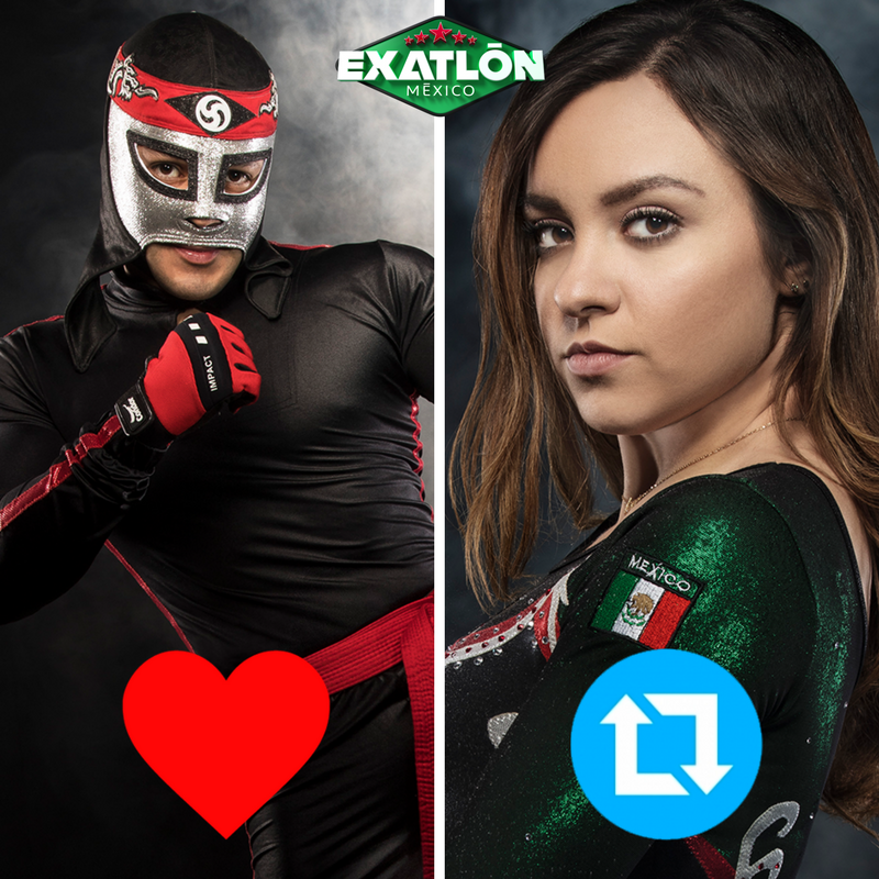 ExatlonMx's tweet photo. ¡Estos dos grandes atletas regresan a los circuitos HOY! ¿Quién es tu favorito? ¡VOTA!

FAV: @hijooctagonof 
RT: @analago95 

#ExatlonMx 💪 https://t.co/H18yfAbP95