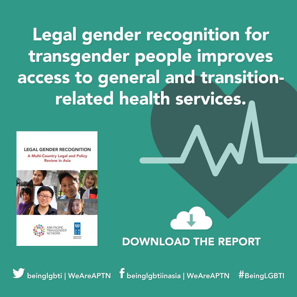 Few countries in #Asia-Pacific have adopted progressive #health standards that are sensitive to #transgender people's needs & rights. Read about how #LegalGenderRecognition can impact the health of #trans people in our new report: asia-pacific.undp.org/content/rbap/e… #BeingLGBTI #ILGAAsia17