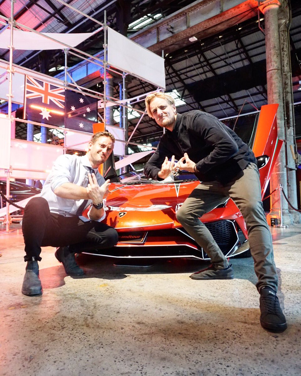 Droppin mix tapes like its 1999... Nah we're just frothin over this sexy beast tryin to make moves at <a href="/thegrandtour/">The Grand Tour</a> 😍😍 Seriously?? how many drop dead sexay whips can you throw at us.. #wheresthekeys #thegrandtour #premiere #ad #shannonandsimonsnewjob #testdrive