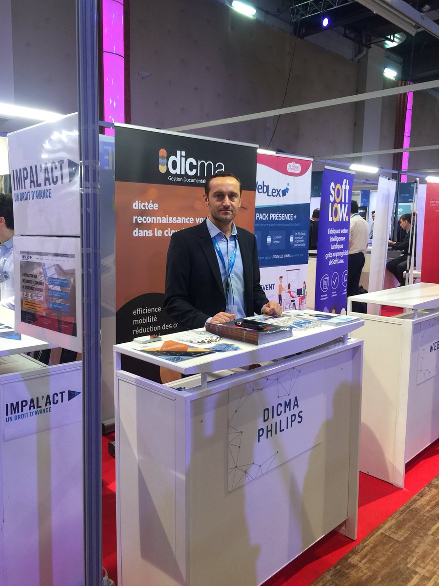 philippeverrier's tweet photo. #LegalTech #dicma #philips 2eme journee on vous attend https://t.co/9fzmJFSnHU