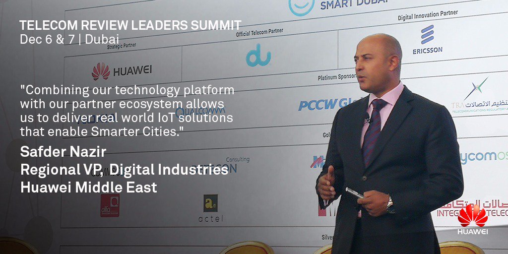 Huawei_ME's tweet photo. #Huawei's Cloud, Pipe, Device strategy combined with industry leading software partners will enable the City-as-a-Service concept. #TRSUMMIT2017 #TRS2017 #TRSUMMIT #TELECOMREVIEWSUMMIT https://t.co/8iJIH9lqMx