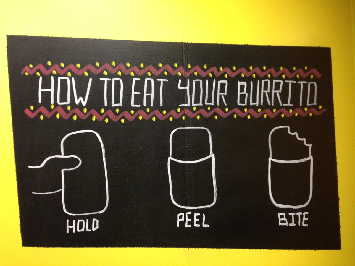 streetfoodchef's tweet photo. Vital instructions #preventspillage https://t.co/Y6r2zJHGev