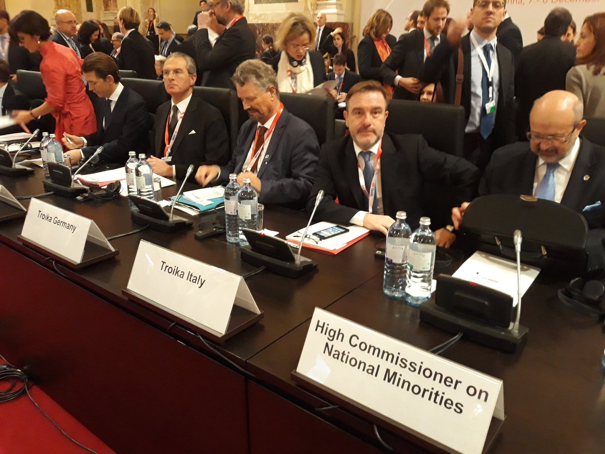 ItalyatOSCE's tweet photo. The Troika @ItalyatOSCE @AUT_OSCE @GER_OSCE is ready to launch #MC2017 https://t.co/DQcNUeBGM7