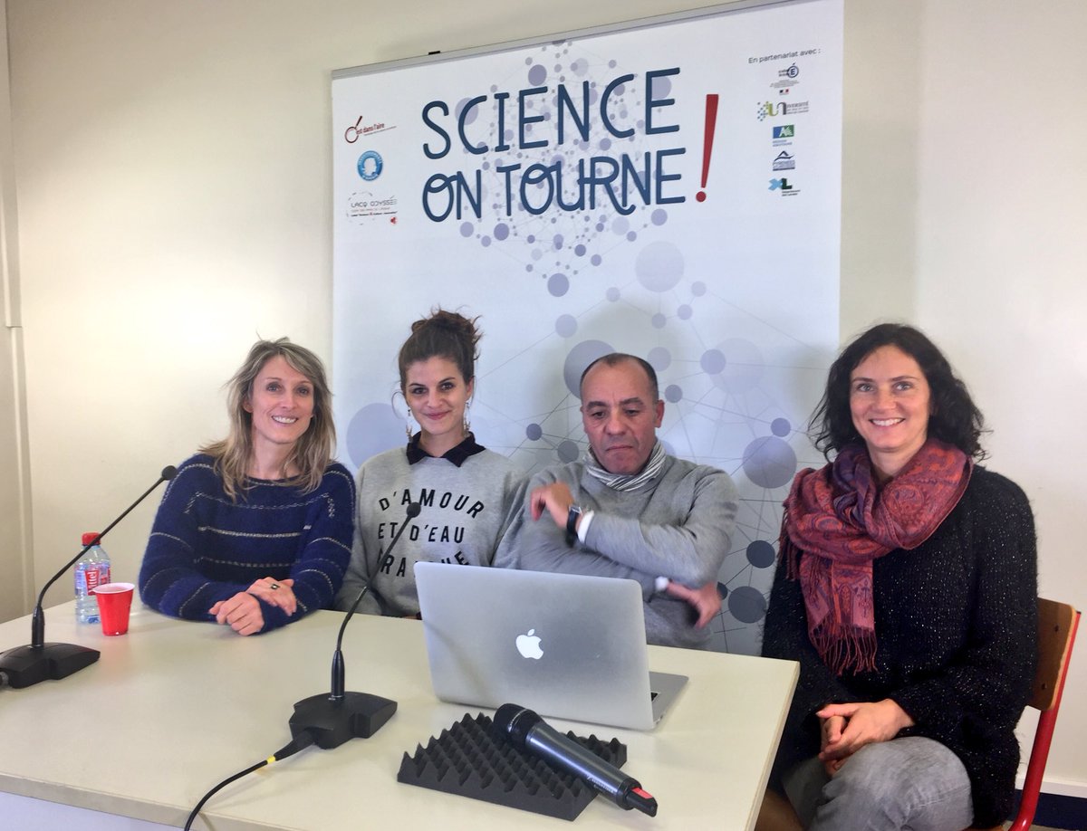 ChristelleBC's tweet photo. « Sciences on tourne! » Direct avec des lycéens de toute la France pour échanger sur le projet @foodyplast et plus généralement sur les matières plastiques dans l’alimentaire  @universite_uppa @sup_recherche @NvelleAquitaine @LacqOdyssee @departement64 departement64 @AmbreIssart https://t.co/W8xREG6CdG