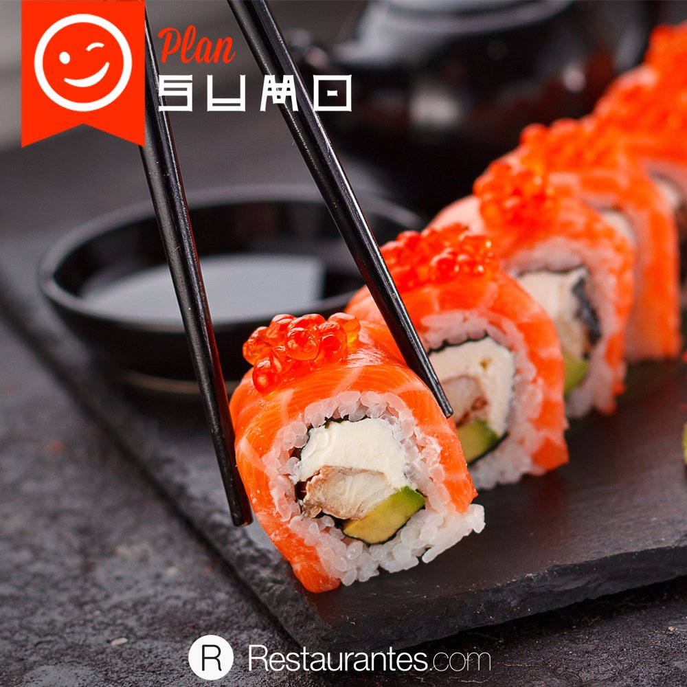 TopChefA3's tweet photo. #PlanRedondo #japonés por sólo 20€ con todo incluido 😉 Descubre @SUMORestaurante el restaurante japonés que triunfa en #Madrid Vía @Restaurantes.com https://t.co/Mz7LvgwT2K https://t.co/KKNUSidA6h