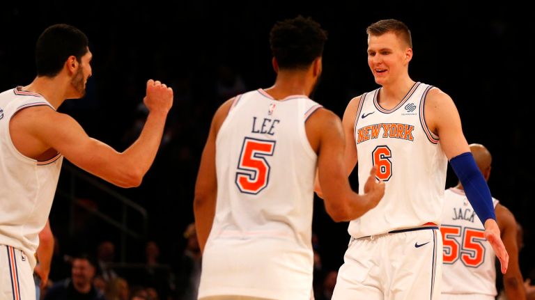 nbarevealed's tweet photo. Kristaps Porzingis will need a new agent soon so this might be where LeBron James steps in and gets his people to make a very important phone call in the #NBA. https://t.co/wNwTIINM2j