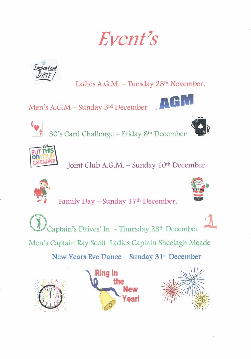 Some of our upcoming events...visitors always welcome..