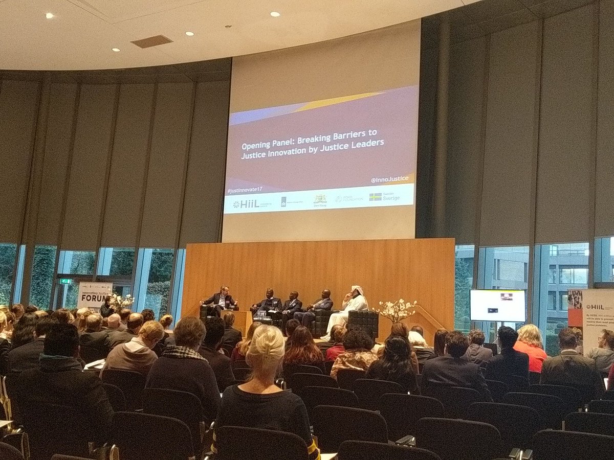TrevorPegley's tweet photo. #JustInnovate17 hearing about the challenges caused by colonial justice systems which are not fit for purpose https://t.co/taQfccjheB