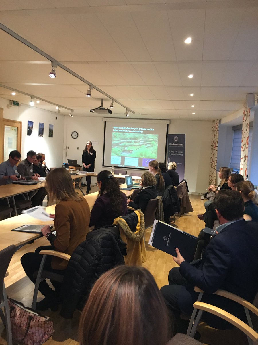 And we're off! <a href="/EnviroSuzi/">Suzi Richer</a> from <a href="/aarea2014/">AAREA Project</a> and <a href="/UoYArchaeology/">Archaeology UoYork</a> giving introductory speech. #AAREAPolicyEU