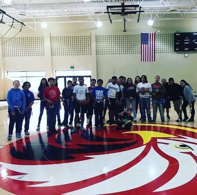 ICSMilwaukee's tweet photo. #SOARatICS ICS Middle School Football unit mini-games! Great active participation, game knowledge, cooperation, sportsmanship, and problem solving. Keep https://t.co/u5y7vzXCGy (Support Others. Act Responsibly) Eagles! https://t.co/UP3hQ0Pjky