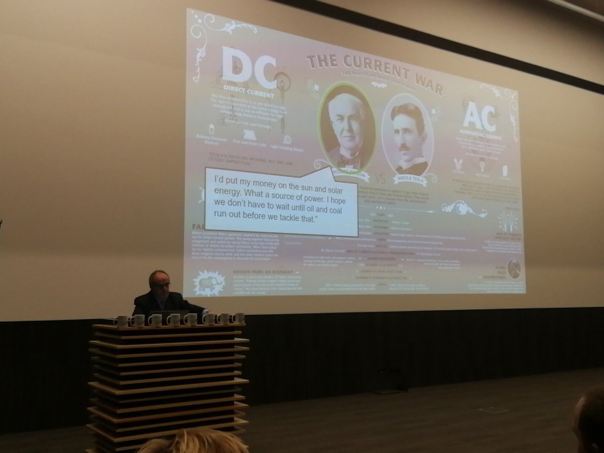 <a href="/RonnieBelmans/">Ronnie Belmans</a> who was most Future-proof? Tesla order Edison? #Flux50Congress