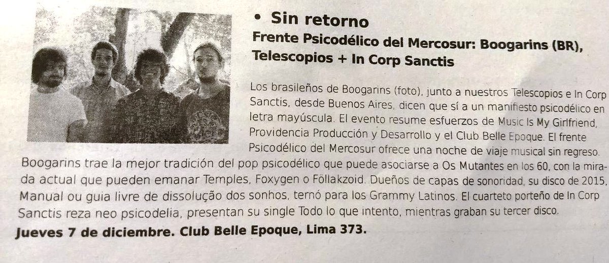 #FrentePsicodélicoDelMercosur también en el #ArsenalDeLaSemana de <a href="/la_central/">Revista LaCentral</a> y <a href="/DiarioAlfil/">Alfil</a> 👏👏👏Esta noche en tu mágico centro sensorial loco 🙃
¡Muchas gracias!